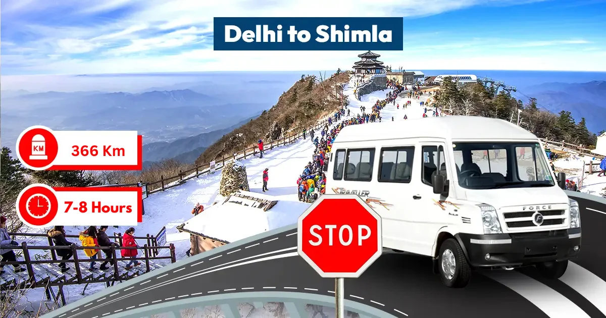 Delhi to Shimla